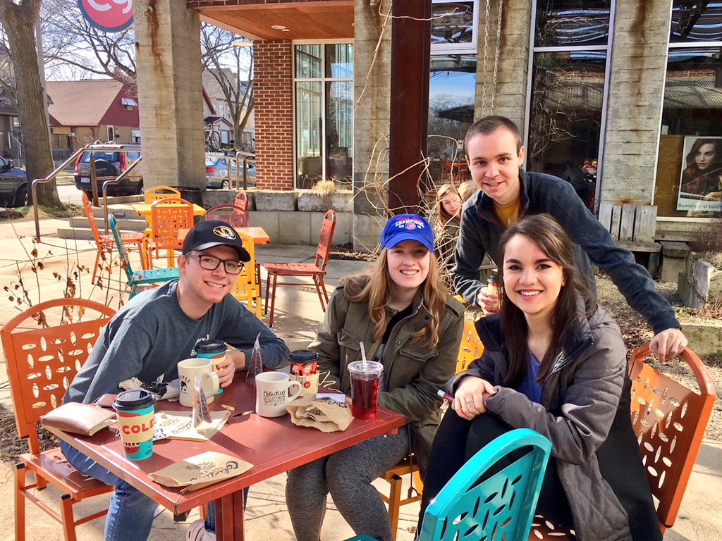 MabMilwaukee1's tweet photo. Milwaukee: Where friendships grew, we enjoyed a good coffee brew, and served an amazing or community or two ❤ @MizzouBreaks https://t.co/OaKY5cEY3u
