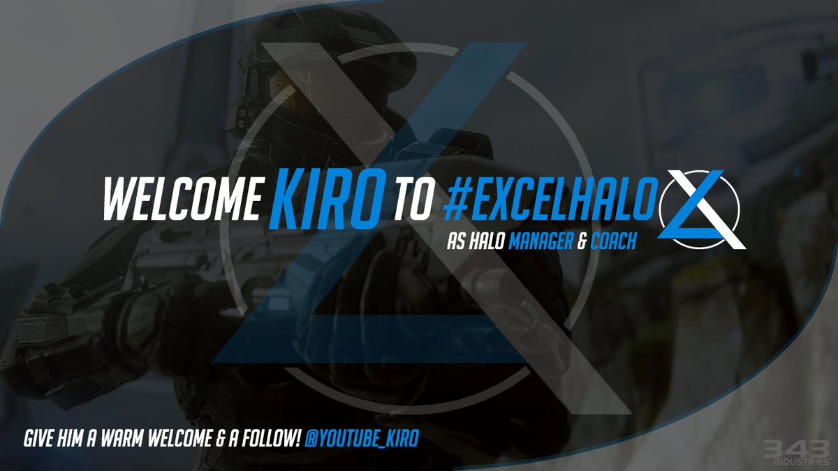 ExceL_GG's tweet photo. We'd like to welcome @Youtube_Kiro to #ExceLHalo as their coach and manager! Big things to come with #ExceLHalo!

#ExceLAhead https://t.co/6FFCqjkeDF