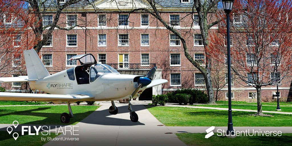 StudentUniverse's tweet photo. Looking to fly across country for less than $100? Introducing #FlyShare. Save $15* more on your first flight now! https://t.co/5naV97wlNz https://t.co/6c9vlqCa3q