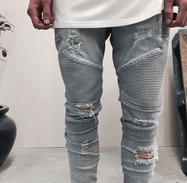 biker jeans hollister