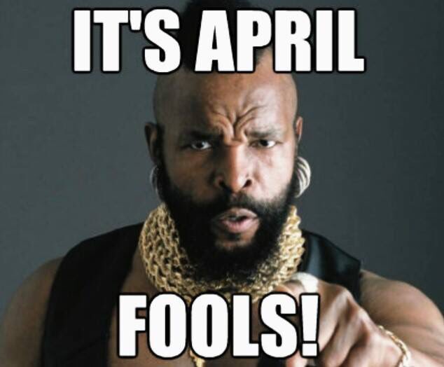 laraclaire's tweet photo. #itsaprilfools https://t.co/ors4QTAKZP