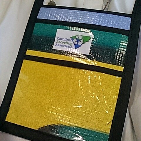 600 of these. A variety of colors. All recycled billboard vinyl!