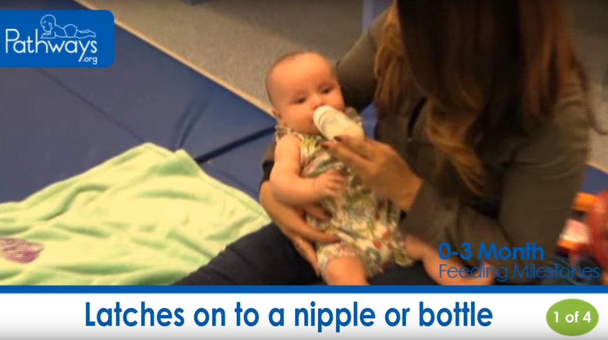 PathwaysOrg's tweet image. In baby's first months feeding milestones are some of the most important to #babysdevelopment. Is baby on track? ow.ly/mq1w30arlEr