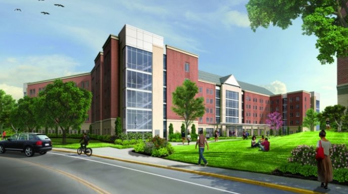 eku_2021's tweet photo. One of #EKUs new constructed residents halls, New Hall B! Where did you request to stay this fall? https://t.co/nBiABy3xsV