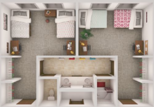 eku_2021's tweet photo. One of #EKUs new constructed residents halls, New Hall B! Where did you request to stay this fall? https://t.co/nBiABy3xsV