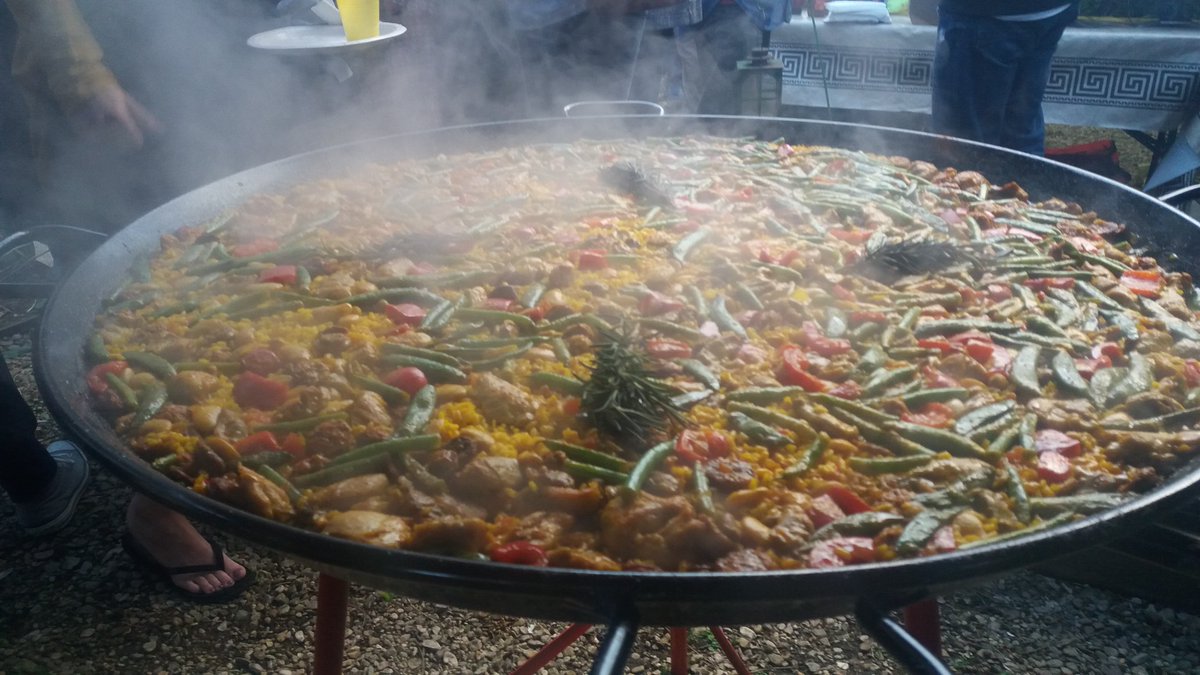 Great paella for a great private party in Tetbury this evening. Happy 50th Scotty!
