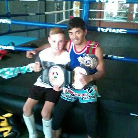spiderdragonmic's tweet photo. Yesterday's Thai seminar with Lumpinee champion Penthai Simpatong #The Prodigy https://t.co/qcRBUqjlMs