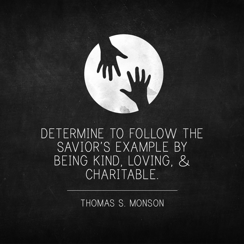 ldsconf's tweet photo. "Determine to follow the Savior's example by being kind, loving, and charitable." #PresMonson | #LDSConf https://t.co/CbnwCKcYp4