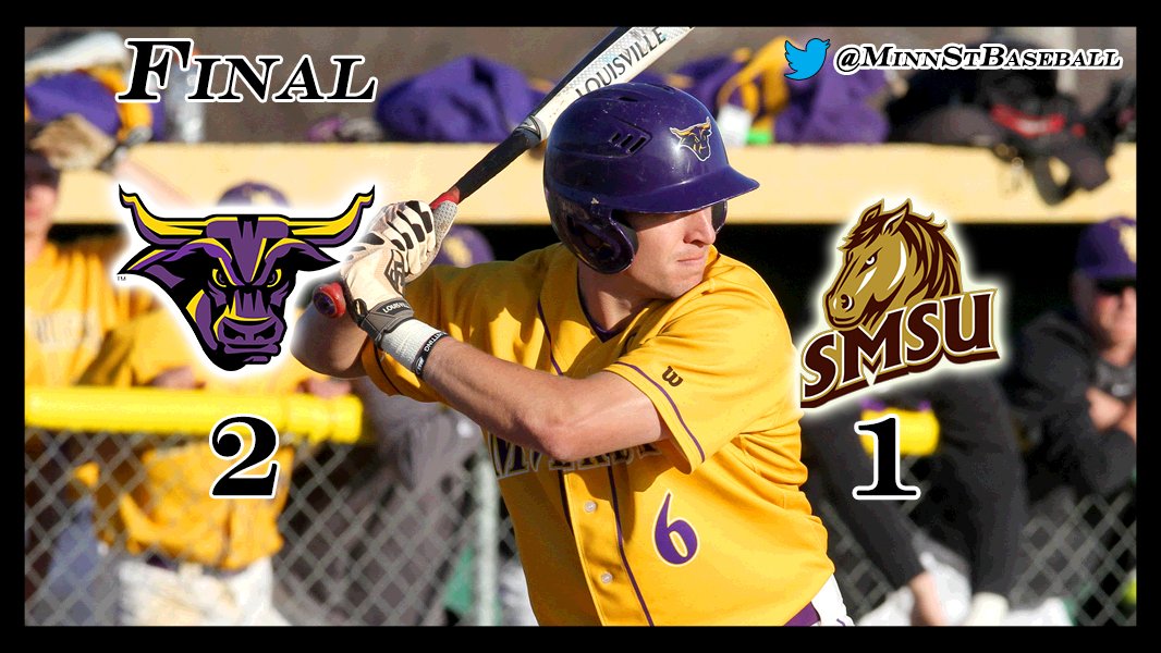 Minn State Baseball (@minnstbaseball) on Twitter photo .@JoshWenzel11 hit a walk-off home run in the bottom of the 11th as the Mavericks defeated <a href="/SMSUBaseball/">SMSU Baseball</a> 2-1 in game 2. #MavFam #HornsUp .@JoshWenzel11 hit a walk-off home run in the bottom of the 11th as the Mavericks defeated <a href="/SMSUBaseball/">SMSU Baseball</a> 2-1 in game 2. #MavFam #HornsUp
