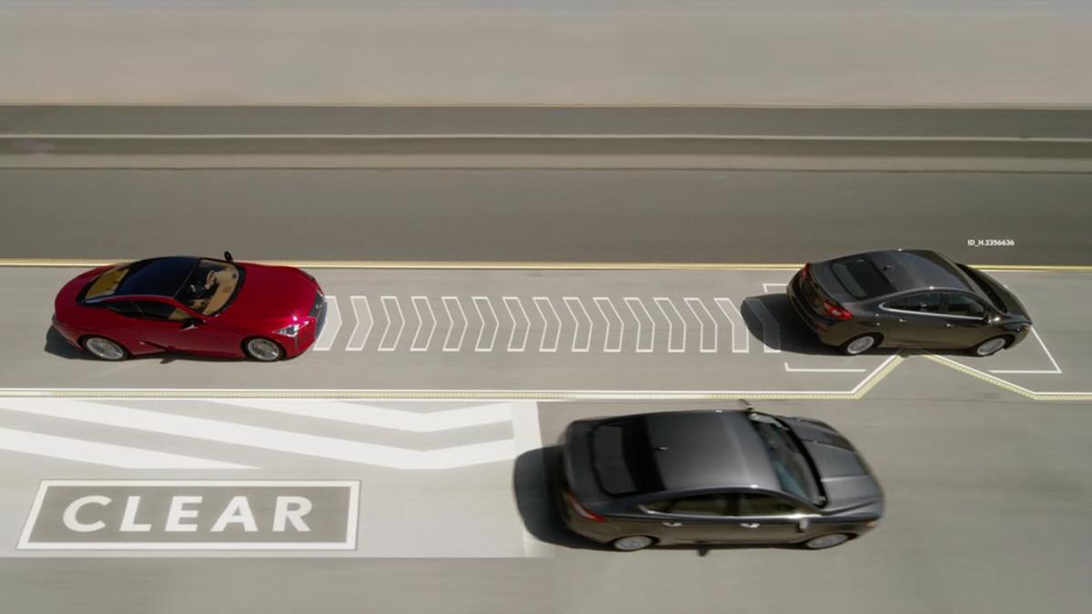 Lexus's tweet photo. Imagine the freeway being free again with “Lane Valet.” #LexusLC https://t.co/u1ee2r371I #HappyAprilFoolsDay https://t.co/NbpqRDnX6D