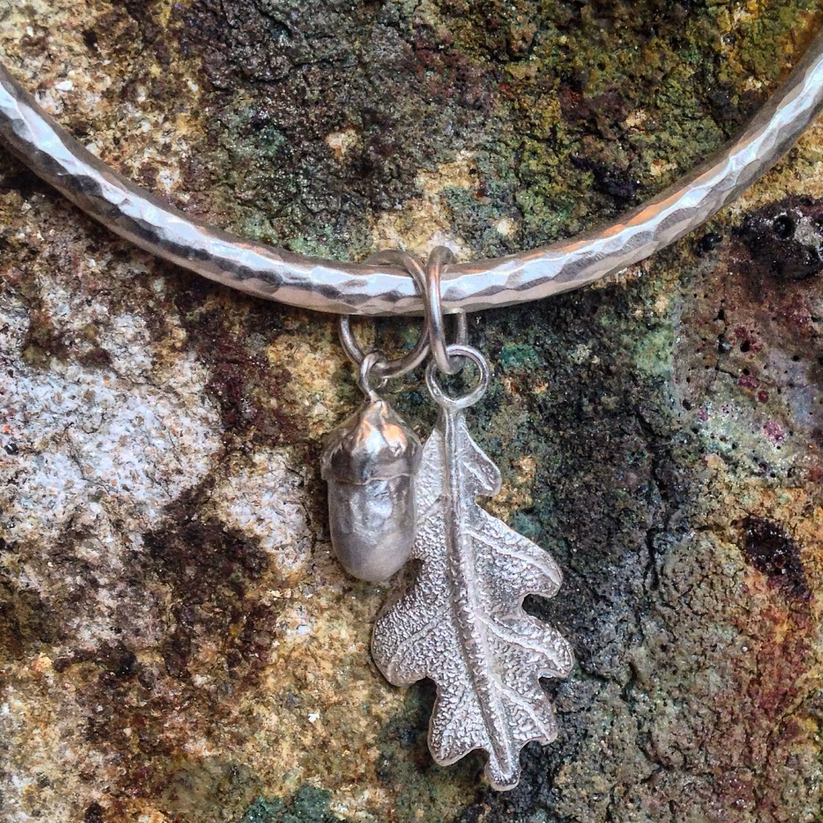 simchagallery's tweet image. New Ginkgo, Oak leaf and Acorn bracelets completed on my workbench and now in store £150-£165 hand made by me, balcony level @leedscornex