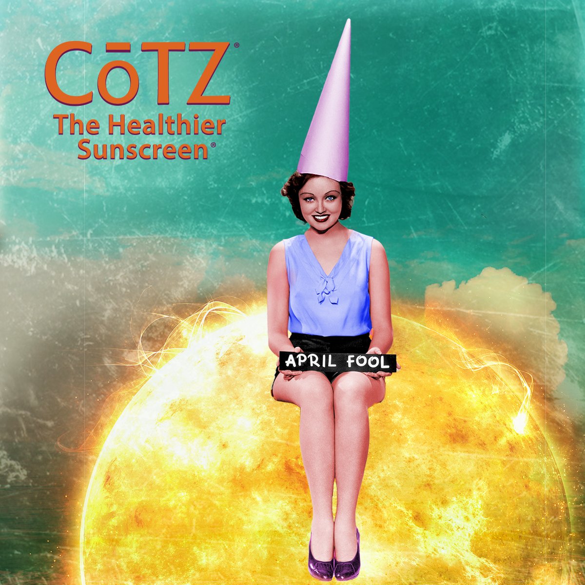 CoTZskincare's tweet photo. Don't get fooled by other sunscreens, babe. We guarantee you and CōTZ will be going steady!  

Happy April Fools Day!

#aprilfools #cotz https://t.co/NdKYM1KvVV