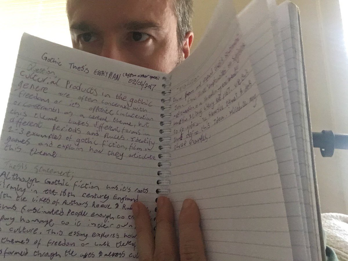 RelearnPeace's tweet image. Writing my essay plan on my gothic assignment, first essay play I've ever attempted, writers unite #amwriting #gothic #essay #love #decipher