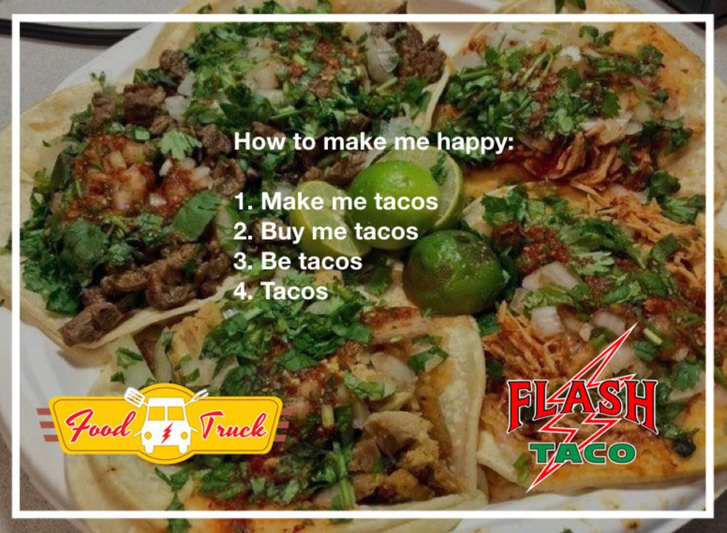 FlashTacoSS's tweet photo. SATURDAY NIGHT TACOS, COME GET THE BEST TACOS IN TOWN!! #FlashTacoLife #SixCorners #WickerPark #Bucktown #flashtac… https://t.co/TLxrmiqJBy https://t.co/8hHklEiqha