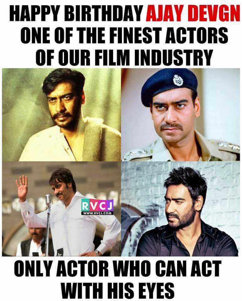 Happy Birthday Ajay Devgn Thank you for entertaining us over the two decades..  