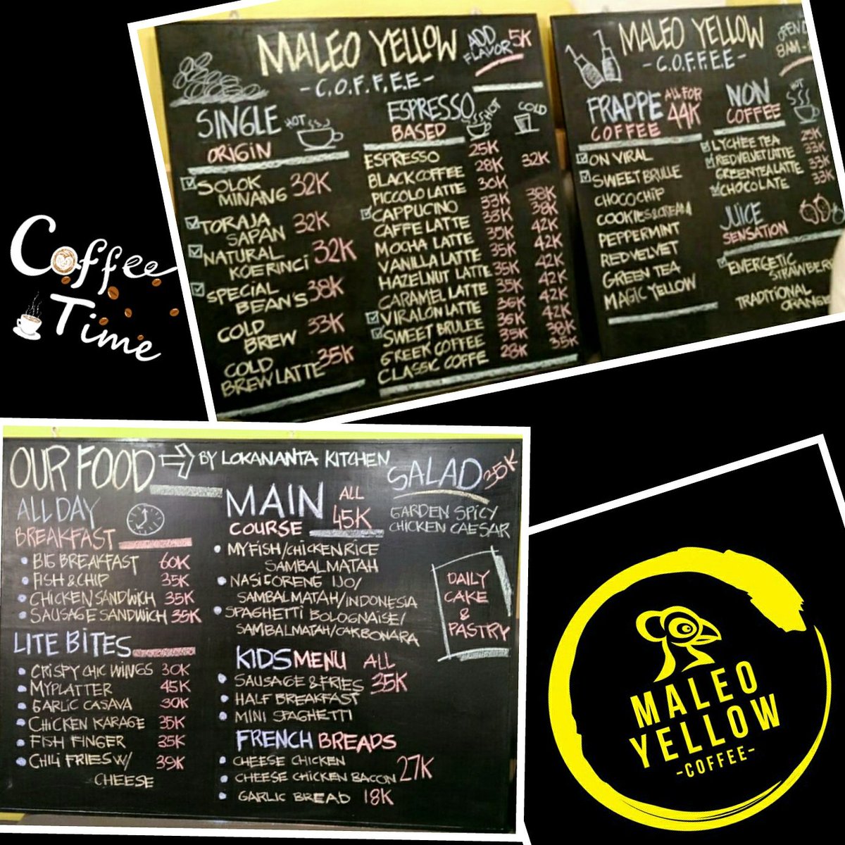 Final preps for the opening of @maleoyellowcoffee  #kitchenbyLokananta

Good Luck 2 kakak beradik.. semoga lancarr terus yaaa usaha nya 🤗🎉