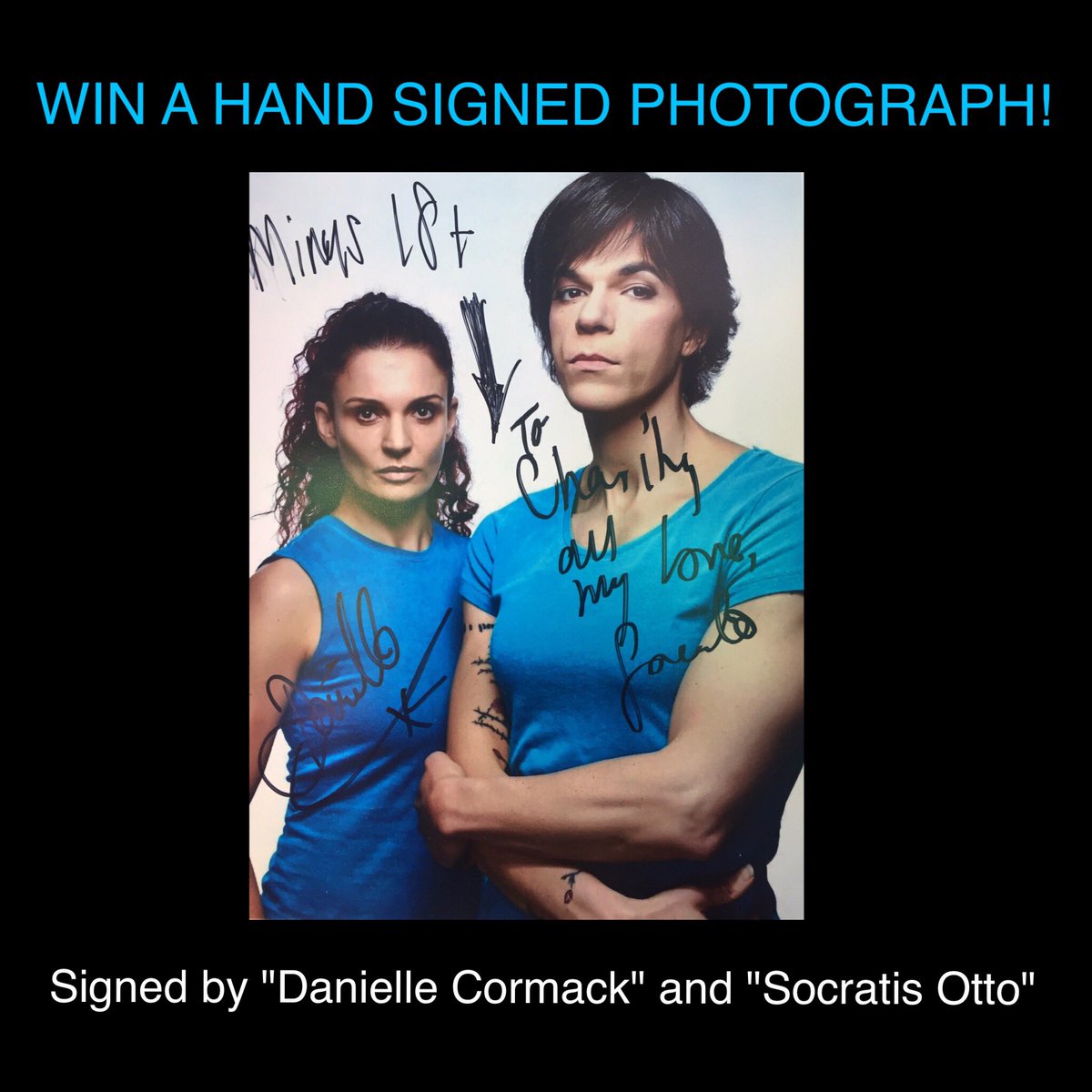 Win a signed photograph by Danielle and Socratis! Like and share on Facebook! #Wentworth #beasmith #daniellecormack facebook.com/story.php?stor…