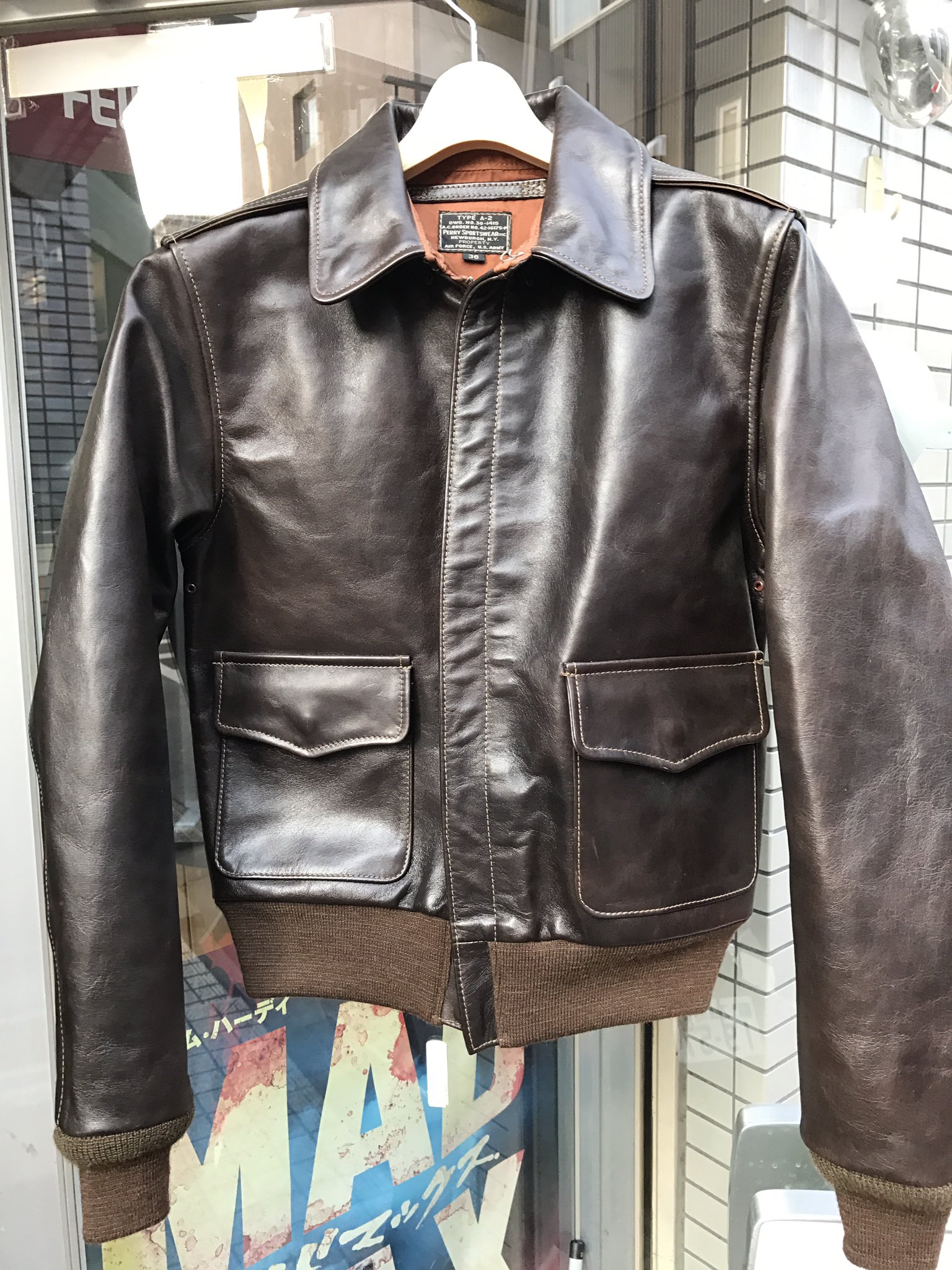 期間限定！送込！XXLサイズUSモデルA-2レザーフライトジャケットホースハイド ヴィンテージ VINTAGE U.S.ARMY AIR FORCE 40s A-2 フライト