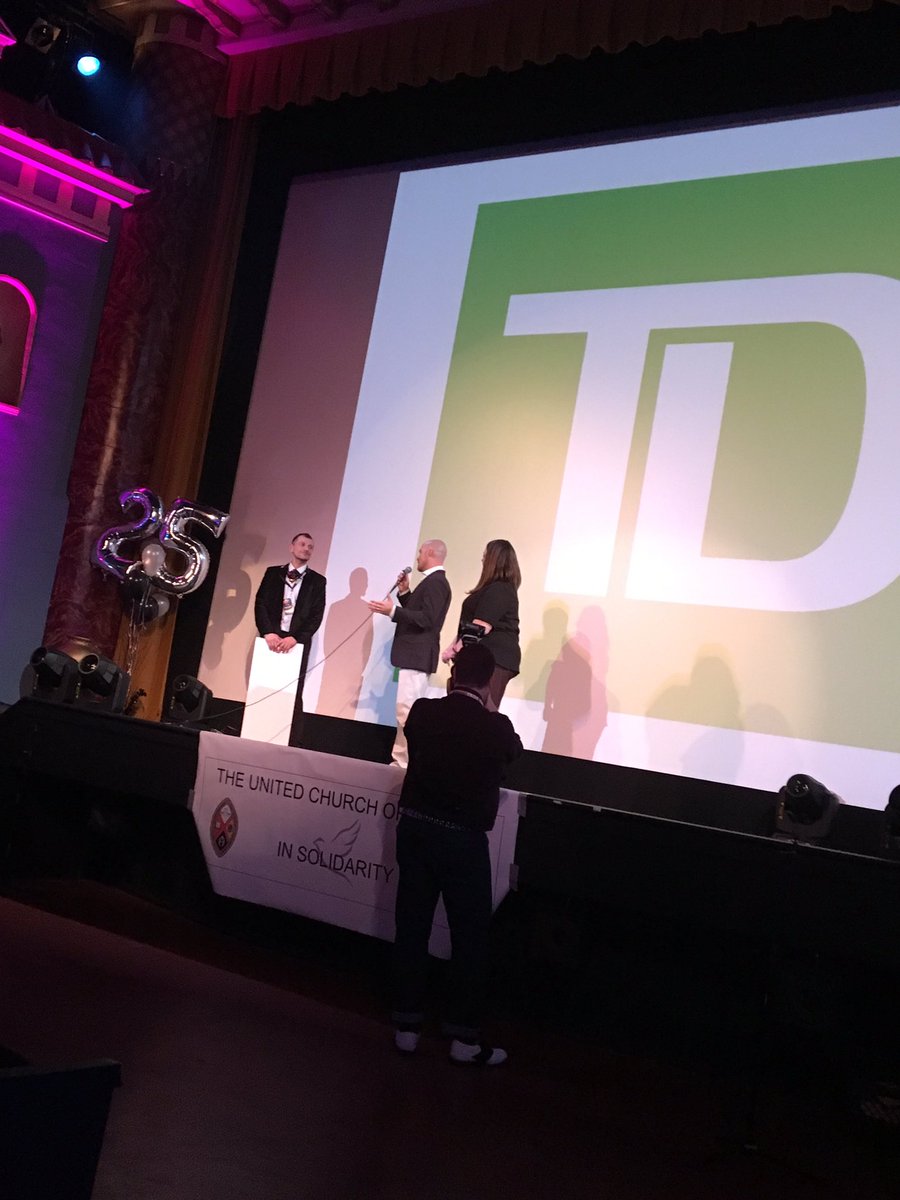 RyanJBarclay_TD's tweet photo. What a great night celebrating TD's partnership with #yxepride - working towards a truly inclusive future! #SKProud @BrianGervais_TD https://t.co/XtLrltCgsE