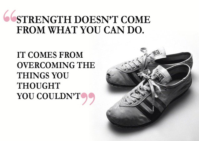 Good luck to all Striders doing Oakley 20, Manchester Marathon and the Lea Valley Run Fest. When the going gets tough the Striders get going