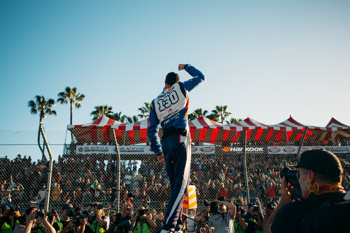 worthousedrift's tweet photo. BREAKING NEWS: @JamesDeane130 wins in @FormulaDrift in Long Beach! Full story and comments from both of our drivers to follow. https://t.co/FwCmn56srq