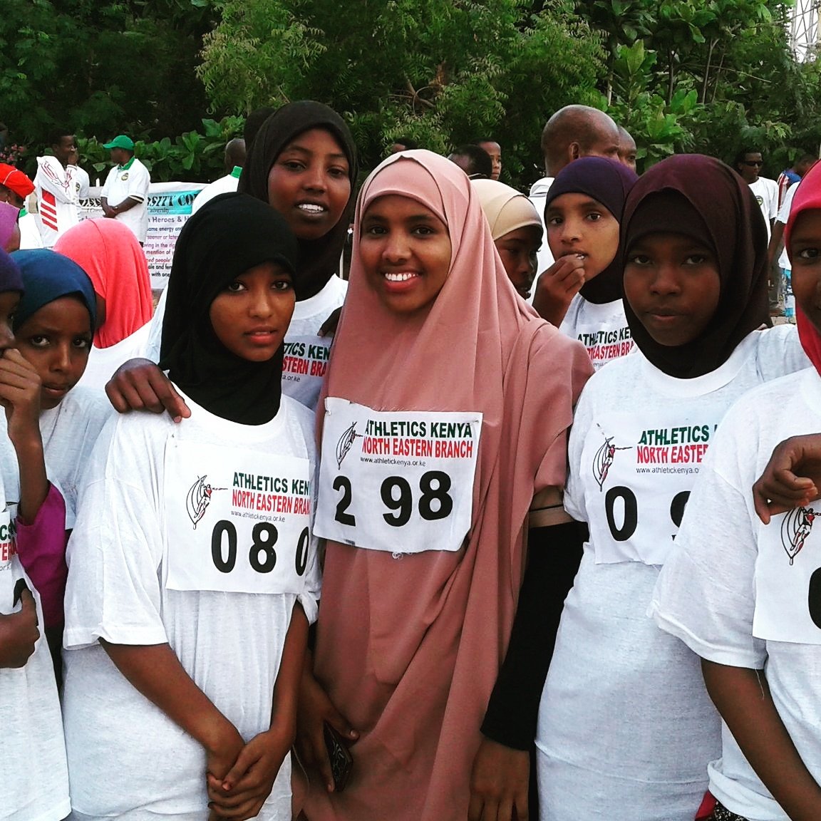 benazirmoha's tweet photo. #insolidarity #Istandwith147 #147IsNotJustANumber. At Garissa University participating in the Garissa Memorial marathon https://t.co/GXstGU6vIU
