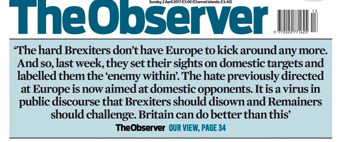 JamesMelville's tweet photo. Rather than blaming themselves, hard Brexiters blame someone else - EU, immigrants, SNP or "remoaners". Classic projection psychology. https://t.co/mIA6bl0vHw