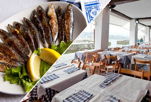 Restaurante Mariñela-Igeldo en el puerto de <a href="/donostia/">Donostia</a>. 
#Planperfecto:Sardinas + ensalada + queso + botella de sidra
goo.gl/qFXP8y