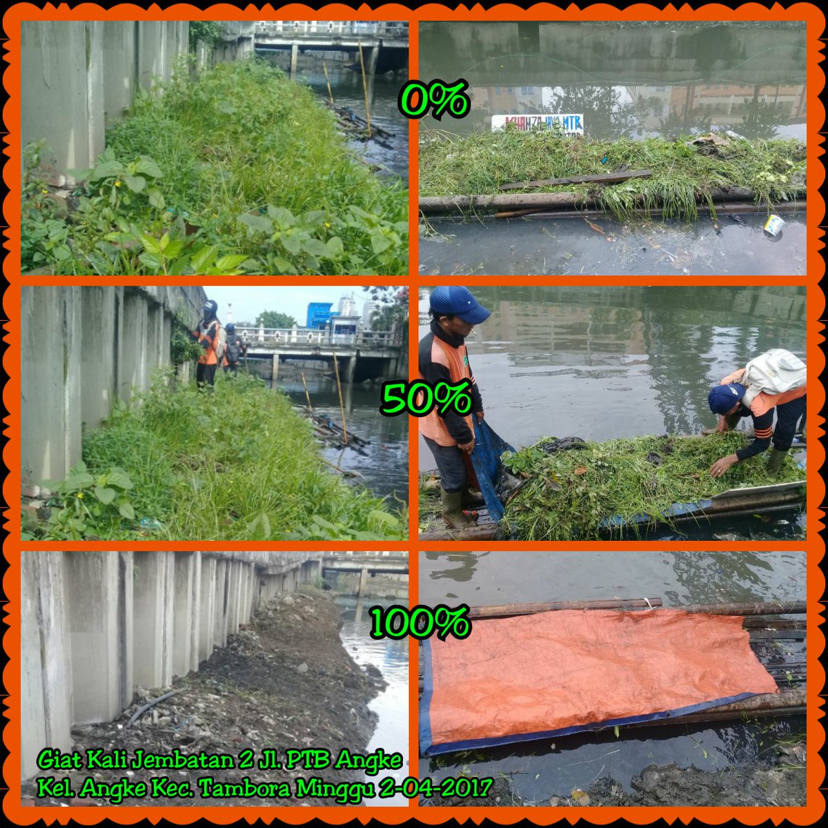 upkBaTambora's tweet photo. Giat seterilisasi tumbuhan liar kali Jembatan 2
#DinasLingkunganHidup
#BebasSampah2020
#PasukanOrangeLH
#Pesan2017 https://t.co/sPCons19o6