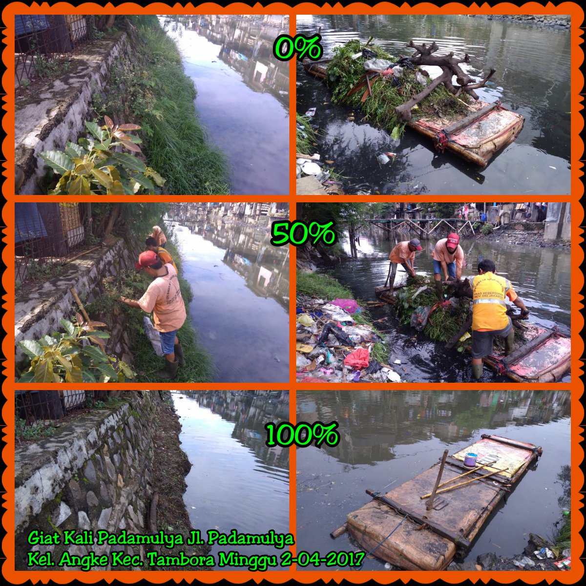 upkBaTambora's tweet photo. Giat seterilisasi sampah kali Padamulya
#DinasLingkunganHidup
#BebasSampah2020
#PasukanOrangeLH
#Pesan2017 https://t.co/ouTjePFFVX
