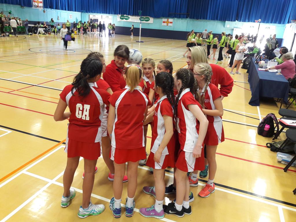 JerseyNetball's tweet photo. The U11s are about to take the court. Their first Inter-Insular. GO JERSEY! #JsyvGsy https://t.co/SZjnmb1qyI