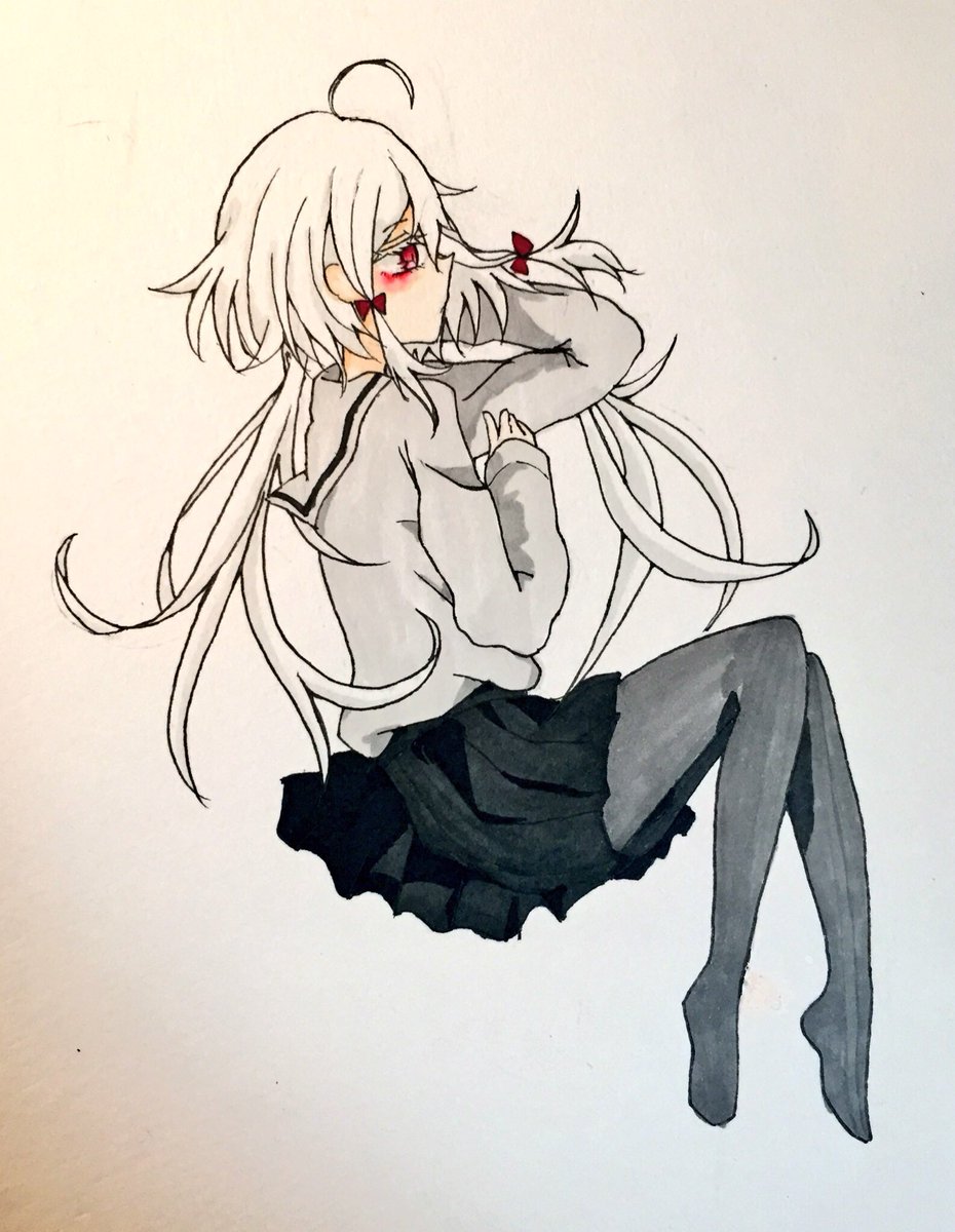 白髪赤目 白髪赤目