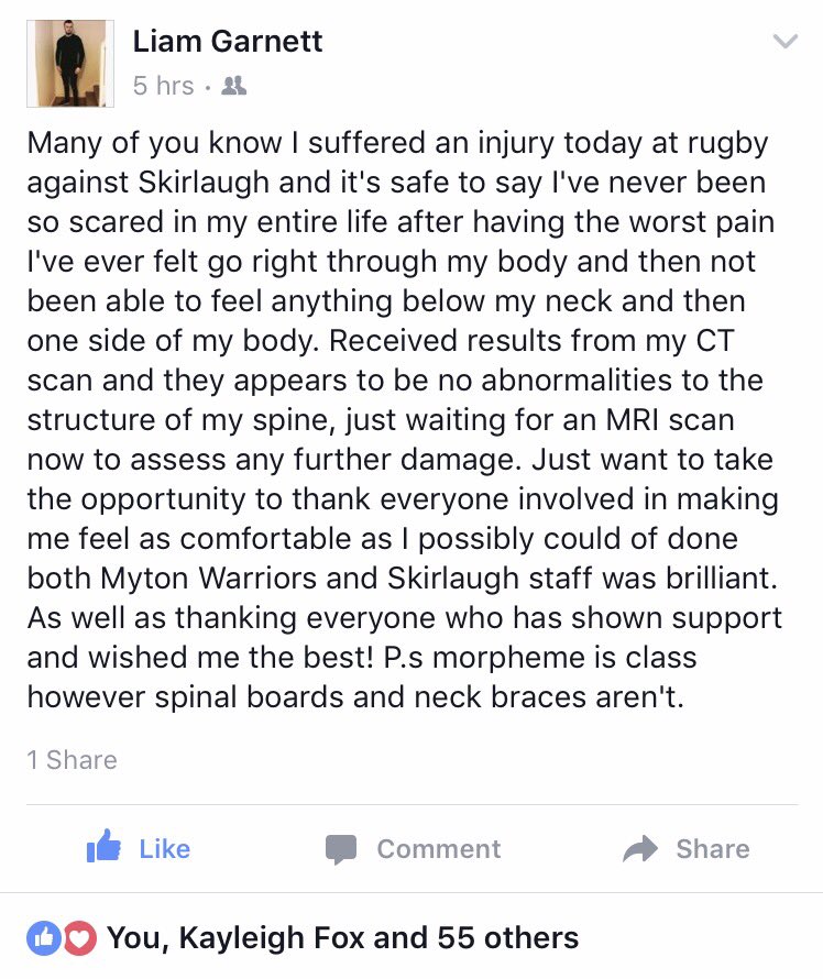 Myton Warriors ARLC tweet media