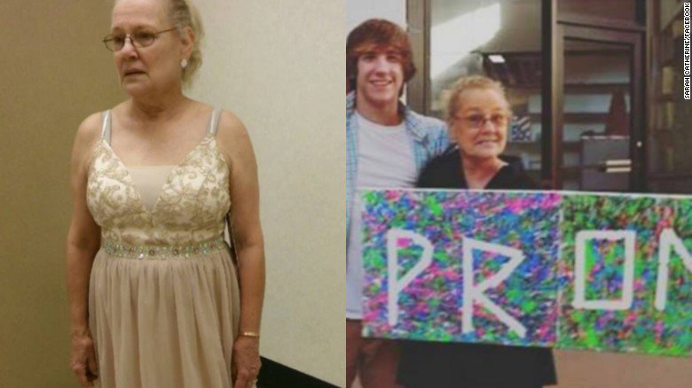CNN's tweet photo. Teen wants to take his grandma to prom, but his high school says no https://t.co/iF5aaDBuD5 https://t.co/YVNxWaCPRK