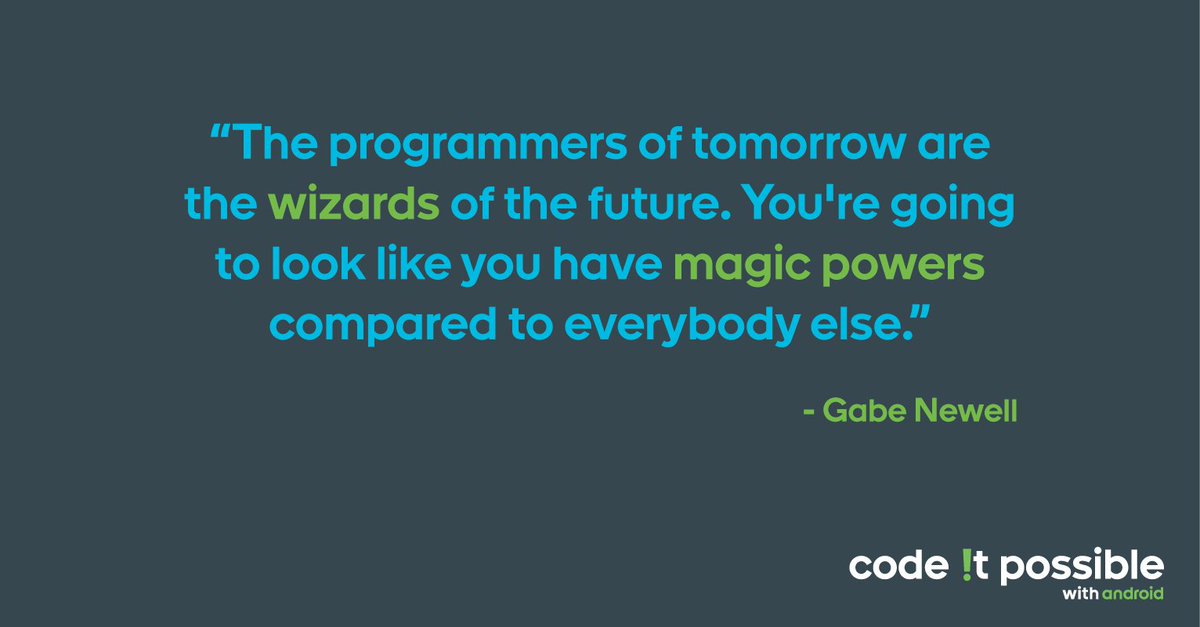 GoogleIndia's tweet photo. Your lines of code could spellbind the world. Enroll for the Android Developer Fundamentals course. #CodeItPossible https://t.co/lQHf0QO7Dz https://t.co/cg2furtiLj