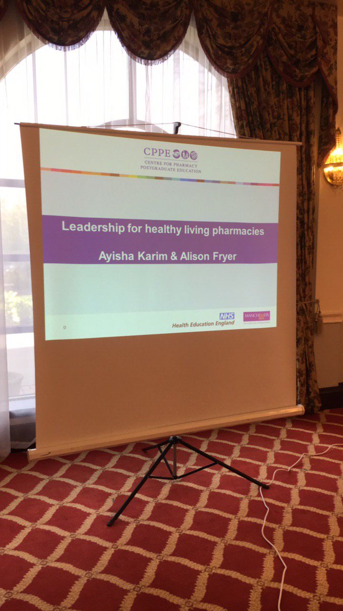 ayishaCPPE's tweet photo. All set up for the leadership for healthy living pharmacy workshop! With @alisoncppe https://t.co/sYtfk6zLQS