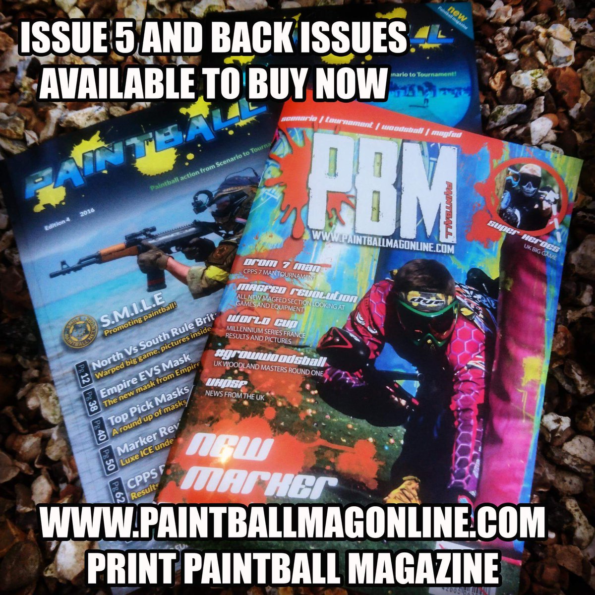 PaintballMag's tweet photo. Issue 5 available NOW. Order at https://t.co/OFhMvdbGO8 https://t.co/bsBuH5eGT2