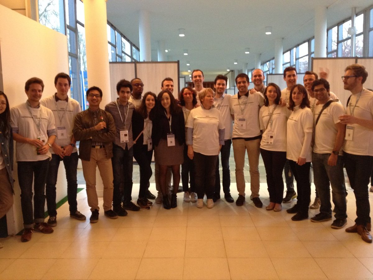 ClDelphin's tweet photo. #SEEDSUMMIT2017 we did it ! With a lot of work but a lot of fun ! #family @HECSEED @HECParis @UnivParisSaclay @UnivParisSaclay https://t.co/tz0P6SIoe6