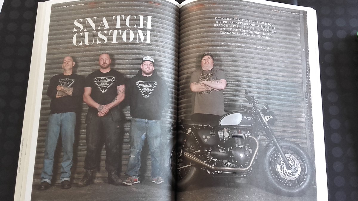 100BonnieMans's tweet photo. ..."The Snatch-boys (@Downandoutmoto) are afraid of nothing..."
Cafe Racer Magazine (Triumph)
#caferacer #triumph @Downandoutmoto @UKTriumph https://t.co/qgyzLEezhO