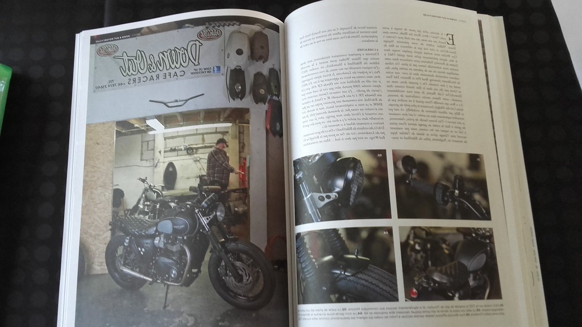100BonnieMans's tweet photo. ..."The Snatch-boys (@Downandoutmoto) are afraid of nothing..."
Cafe Racer Magazine (Triumph)
#caferacer #triumph @Downandoutmoto @UKTriumph https://t.co/qgyzLEezhO