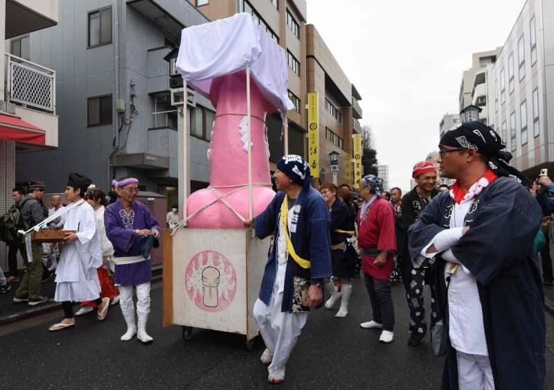 Japan's Kanamara Matsuri Festival, Dedicated To Fertility, Brings In Big Crowds