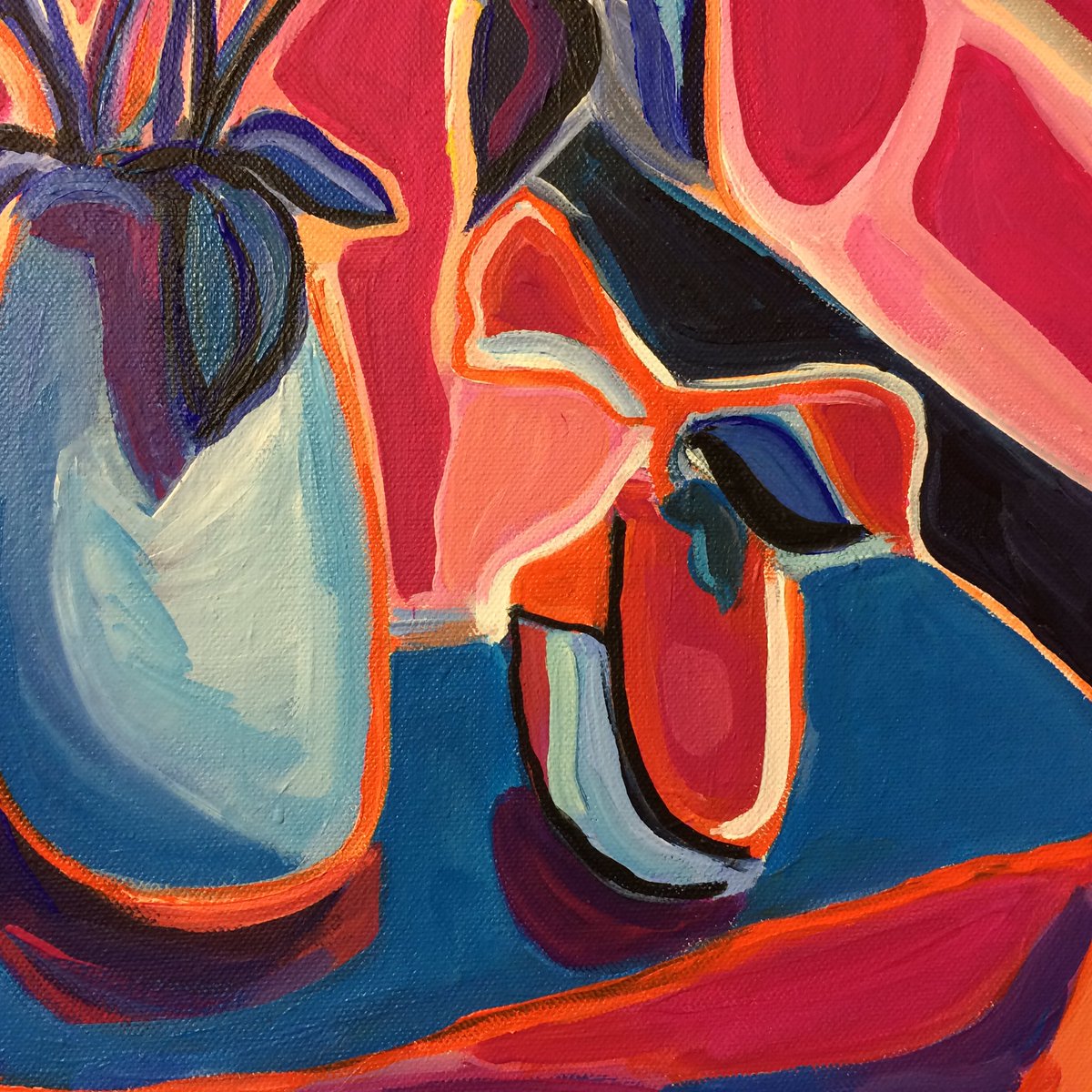JAM_030's tweet photo. Early afternoon #artwork #artfinder #canvasart #expressionism #artist #berlinkunst #artberlin #ArtBasel #artcollector #womanartist #kunst https://t.co/5wps9tTQ6y
