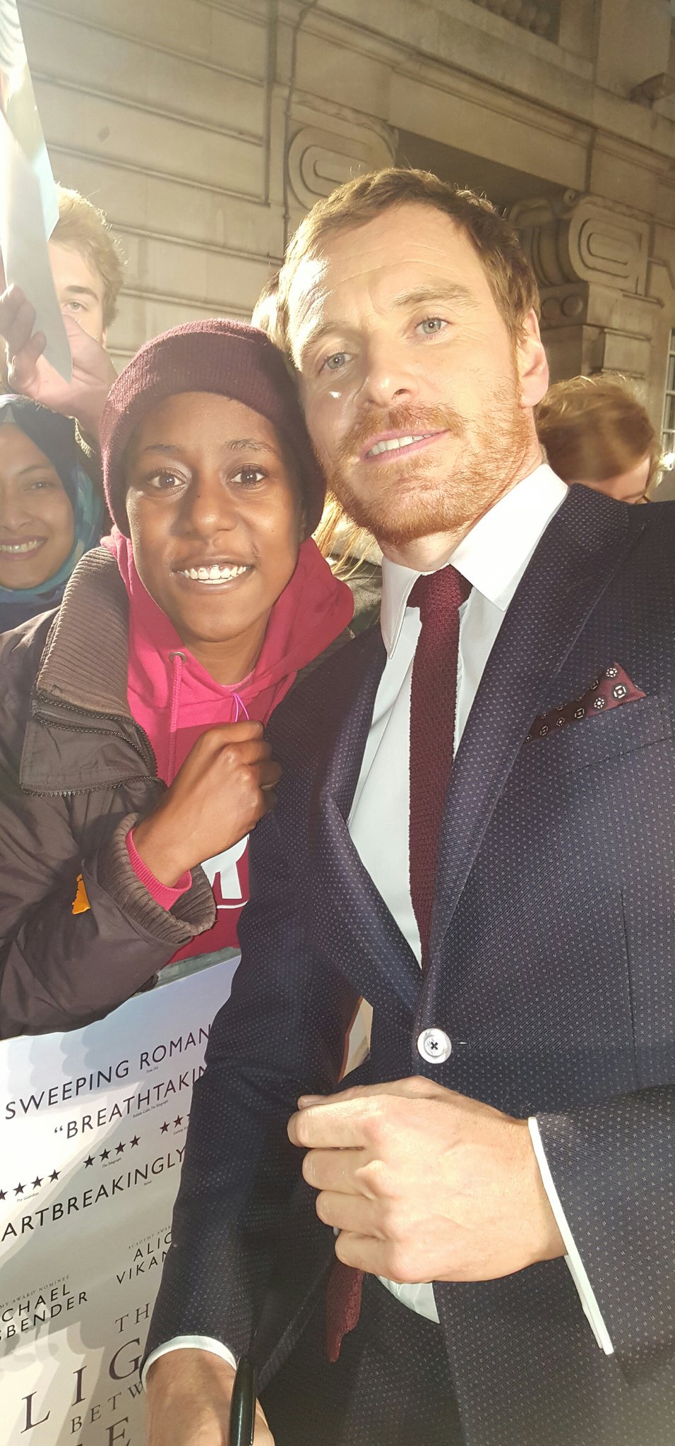 Happy Birthday to Michael Fassbender, one of the kindest actors I\ve met in a long time.  