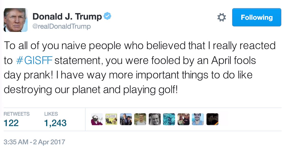 Happy April Fools everyone! It was fun for us!! Hope you enjoyed too!
#gisff