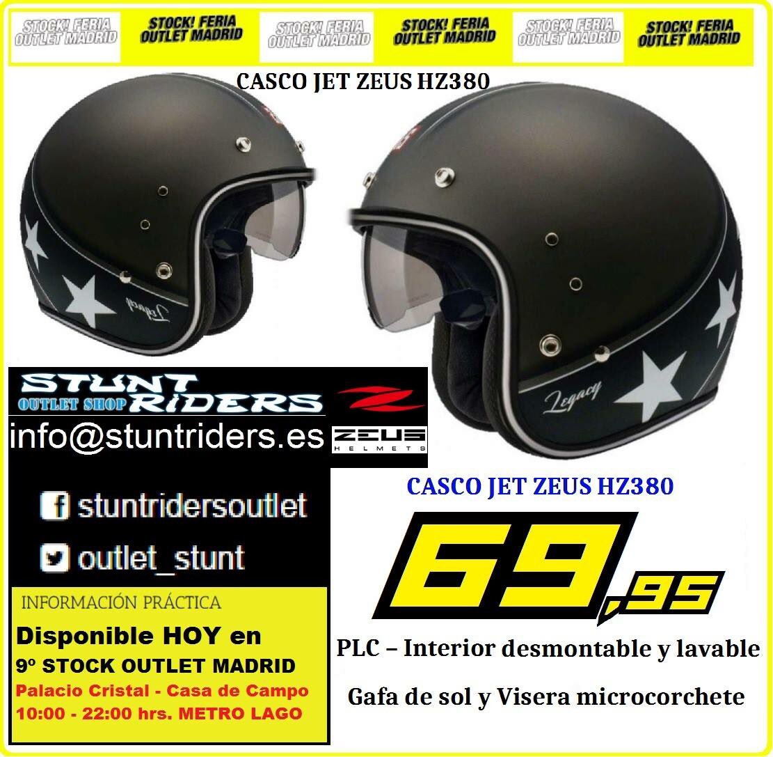 outlet_stunt's tweet photo. Buenos días
#Dómingo de #Outlet en #Madrid 
OFERTÓN JET CUSTOM 69,95€
Ven y compruébalo
#CafeRacer 
@VClubmoto @NachoPhoto @PabloSanch0 https://t.co/xOktn7nnFP