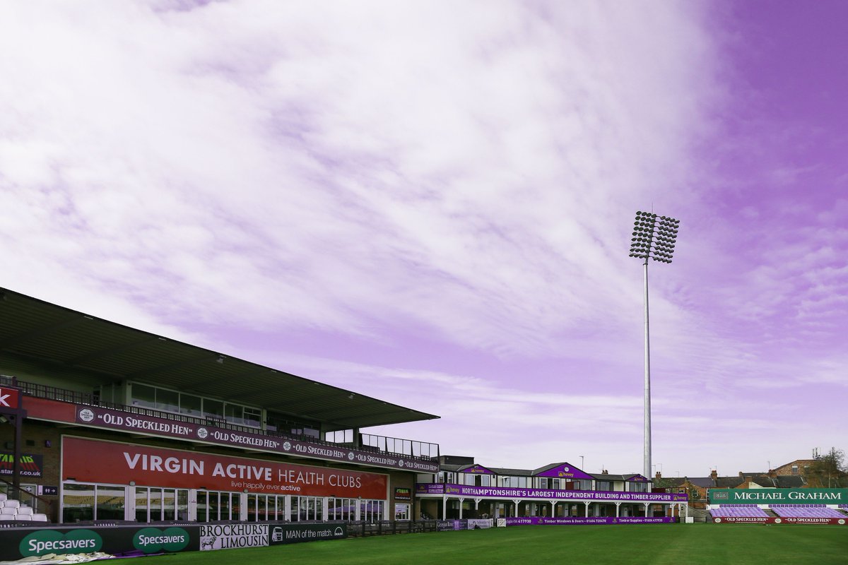 NorthantsCCC's tweet photo. Today is the opening day of NCCC's First class fixture against @lborouniversity at the County Ground! Play starts at 11am and its free entry https://t.co/p8iVHWmKRt