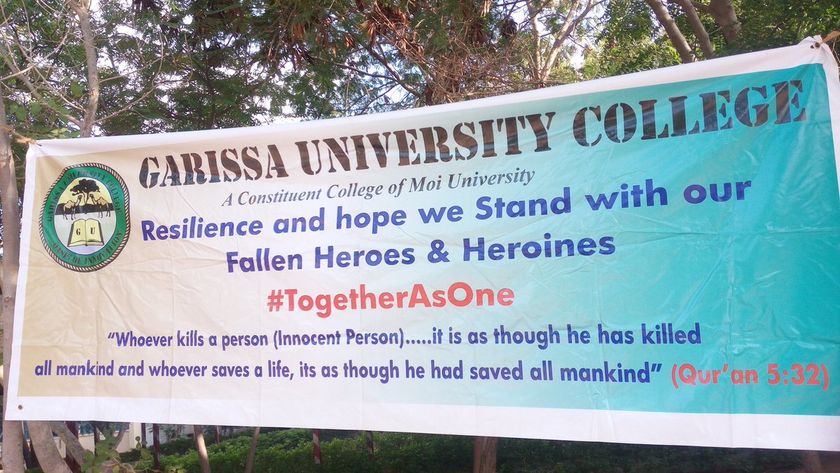 silverlining_ke's tweet photo. We stand with the fallen heroes and Heroines #GarissaUni2YrsOn https://t.co/87W0g75NZI