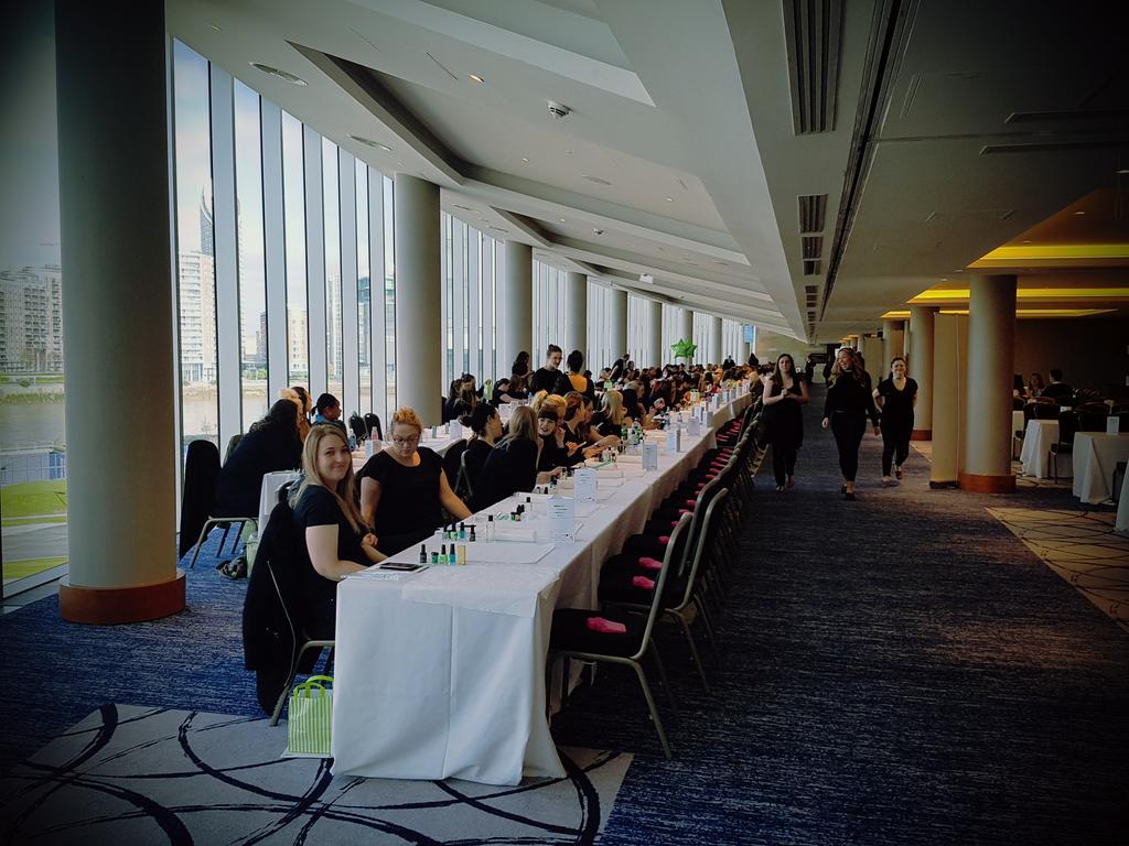 Silkywhale's tweet photo. Today I'm #nailingmentalhealth @NailingMHealth at @InterConTheO2! Organised by the inspiring @Stephie_Nails. In London? Pop in &amp; get painted https://t.co/Vw5YoZBnRW