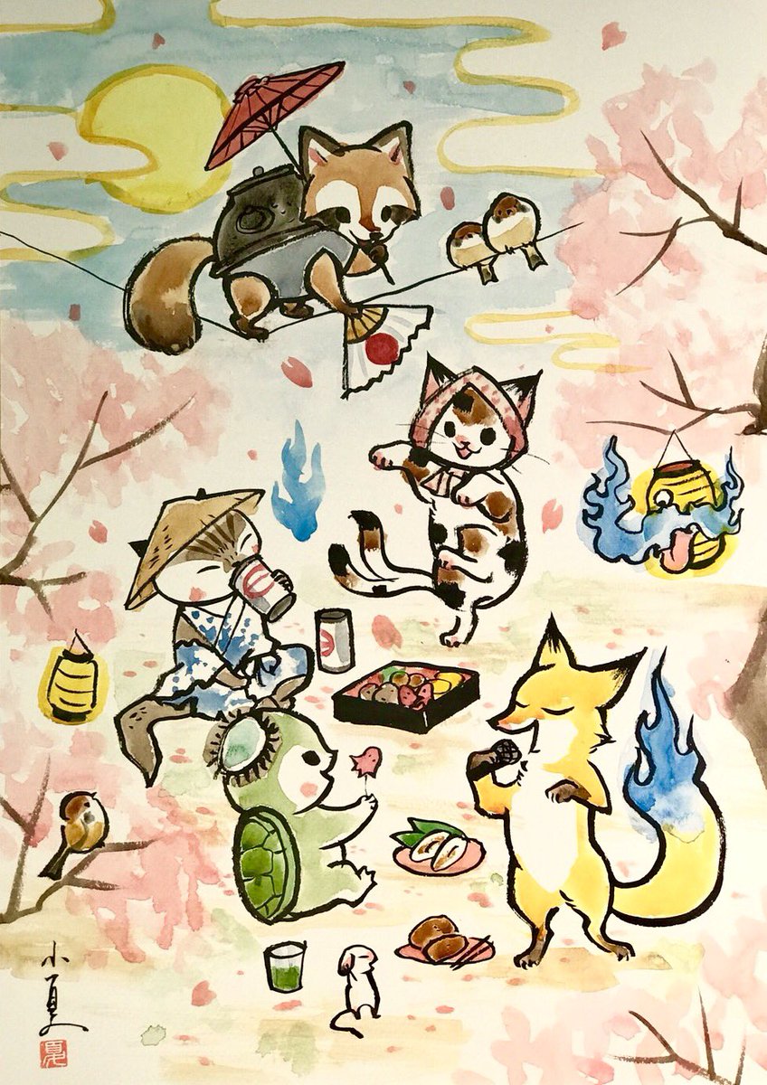 「仙台ロフトPOPBOXのライブペイントとサイン会無事に終了しました。ご参加下さっ」|こなつのイラスト
