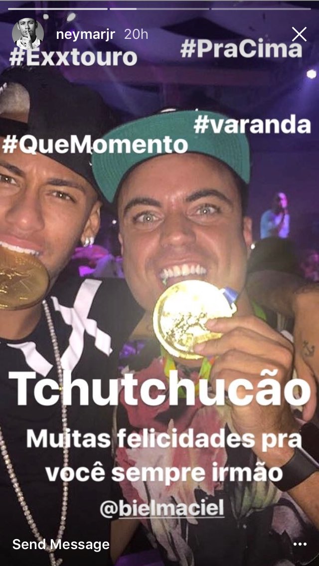 @ECollins23 since when are you friends with Neymar kid ? 😳